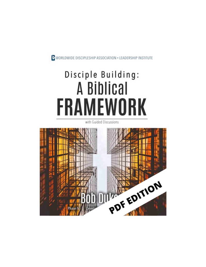 Disciple Building: Framework Free (PDF)